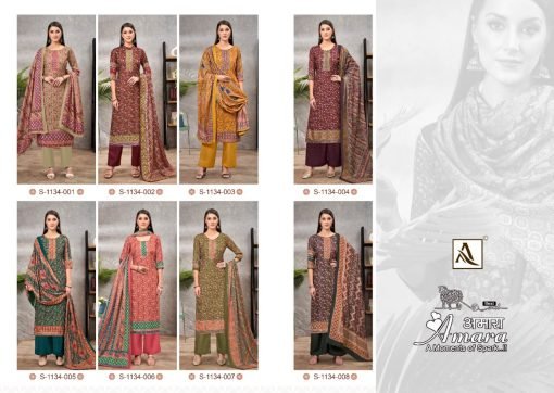 Amara Alok Suit Pashmina Suits Wholesale Online