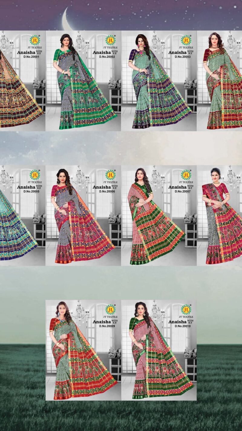 Anaisha Vol 20 Jt Surat Saree Market Wholesale - Wholesale Saree