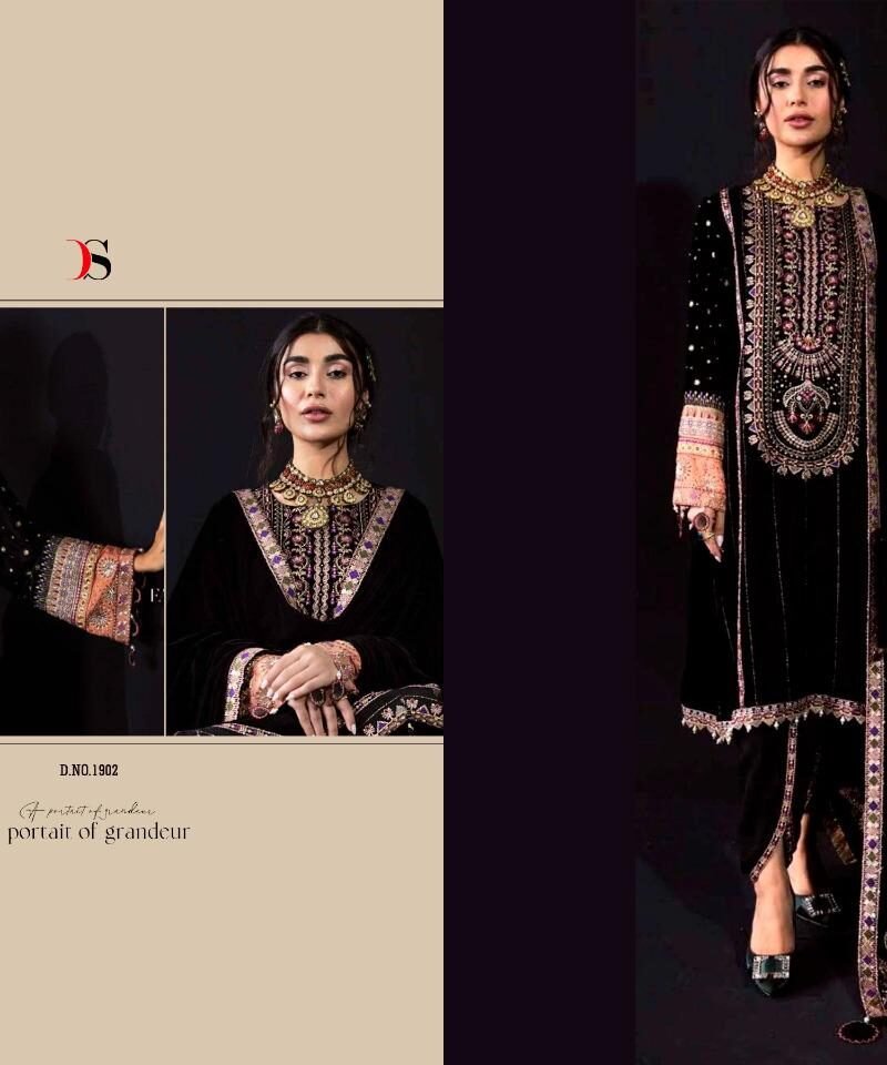 Anaya Velvet Vol 3 Deepsy Pashmina Suits Wholesale Online