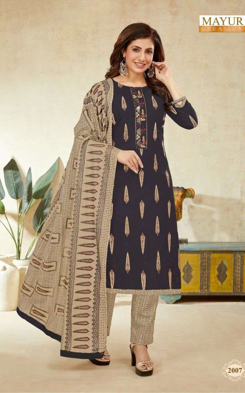 Anupama Vol 2 Mayur Creation Wholesale Cotton Dress Material