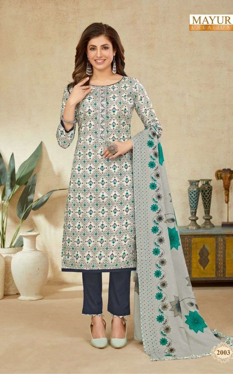 Anupama Vol 2 Mayur Creation Wholesale Cotton Dress Material