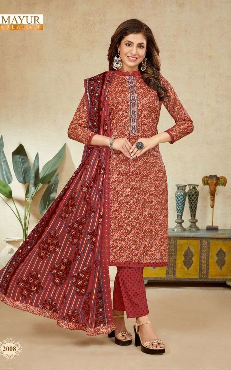 Anupama Vol 2 Mayur Creation Wholesale Cotton Dress Material