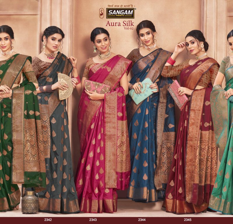 Aura Silk Vol 2 Sangam Cotton Saree Wholesale - Wholesale Saree