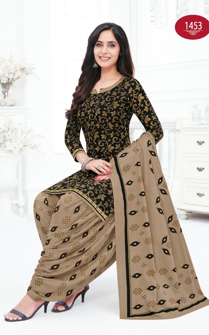 Baalar Colors Patiyala Vol 1 Wholesale Cotton Dress Material