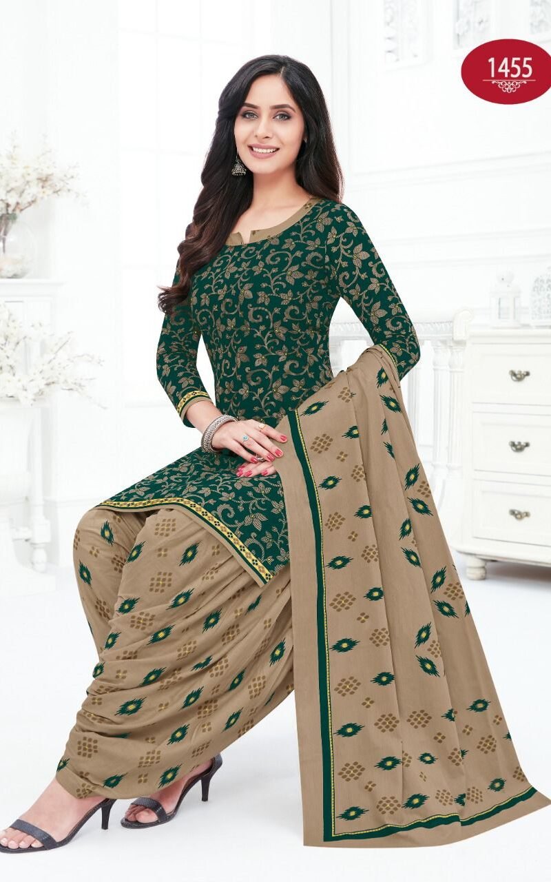 Baalar Colors Patiyala Vol 1 Wholesale Cotton Dress Material