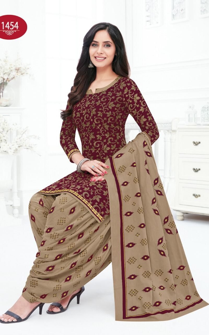 Baalar Colors Patiyala Vol 1 Wholesale Cotton Dress Material