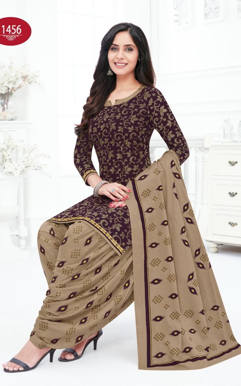 Baalar Colors Patiyala Vol 1 Wholesale Cotton Dress Material