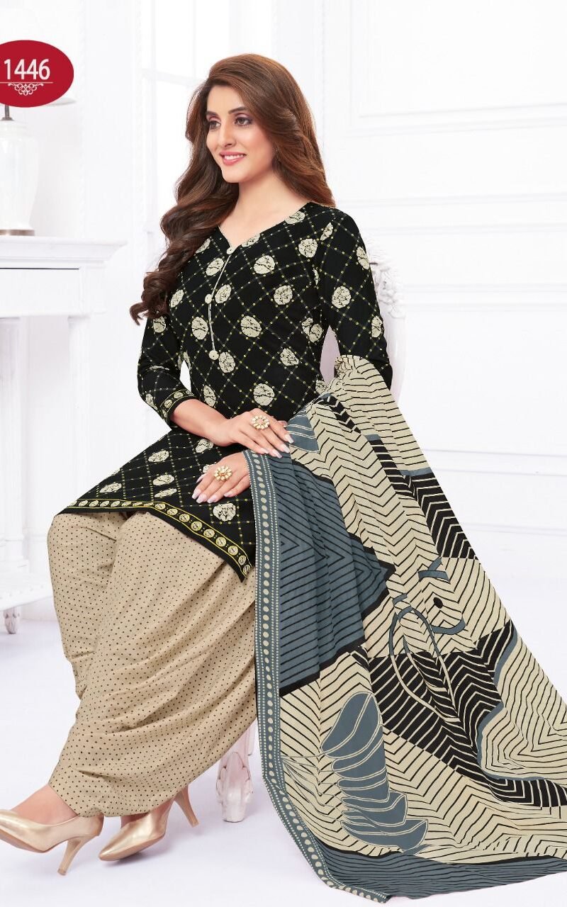 Baalar Colors Patiyala Vol 1 Wholesale Cotton Dress Material