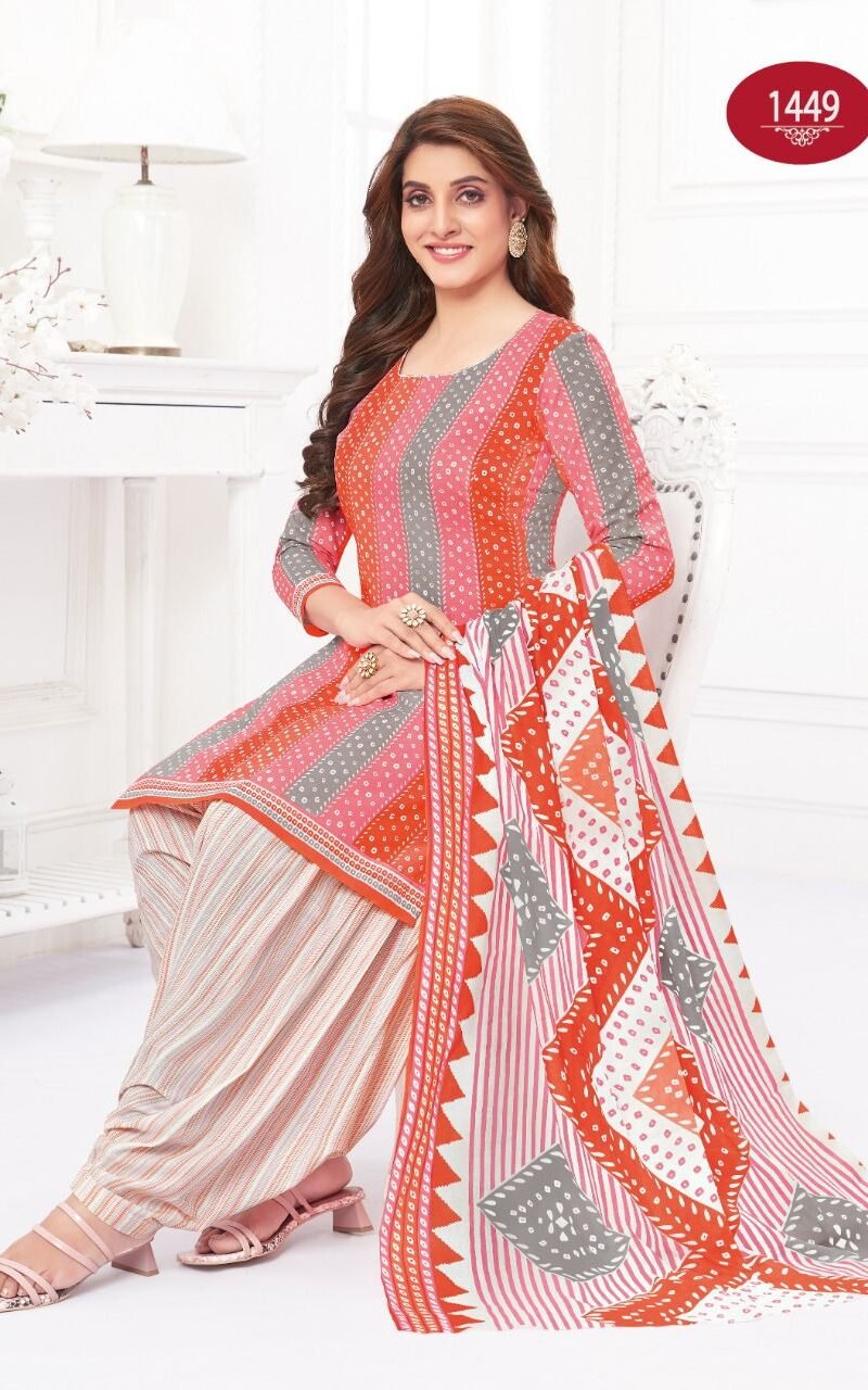 Baalar Colors Patiyala Vol 1 Wholesale Cotton Dress Material