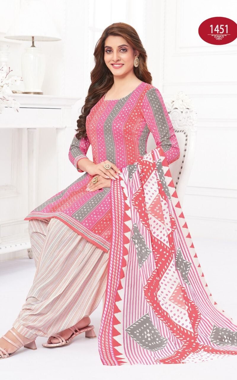 Baalar Colors Patiyala Vol 1 Wholesale Cotton Dress Material