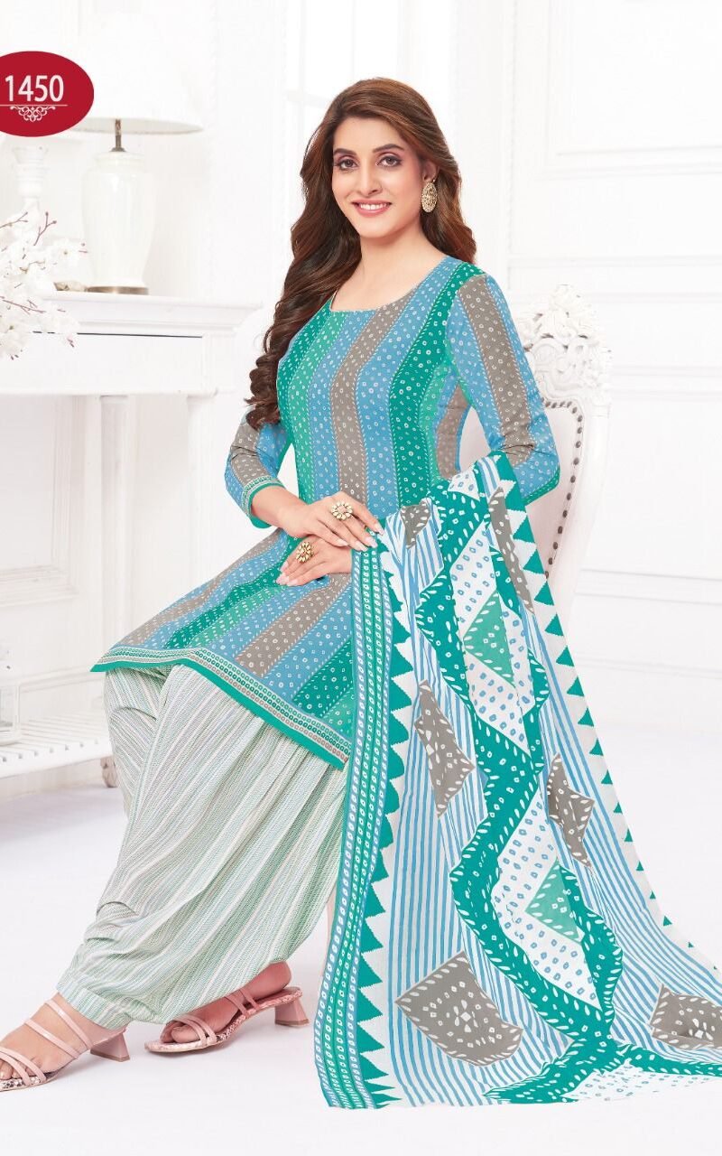 Baalar Colors Patiyala Vol 1 Wholesale Cotton Dress Material