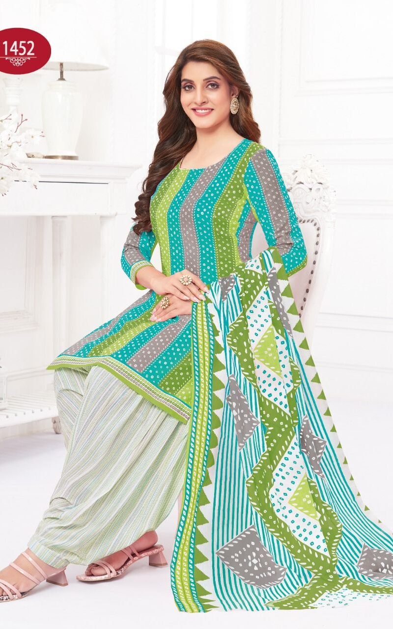 Baalar Colors Patiyala Vol 1 Wholesale Cotton Dress Material