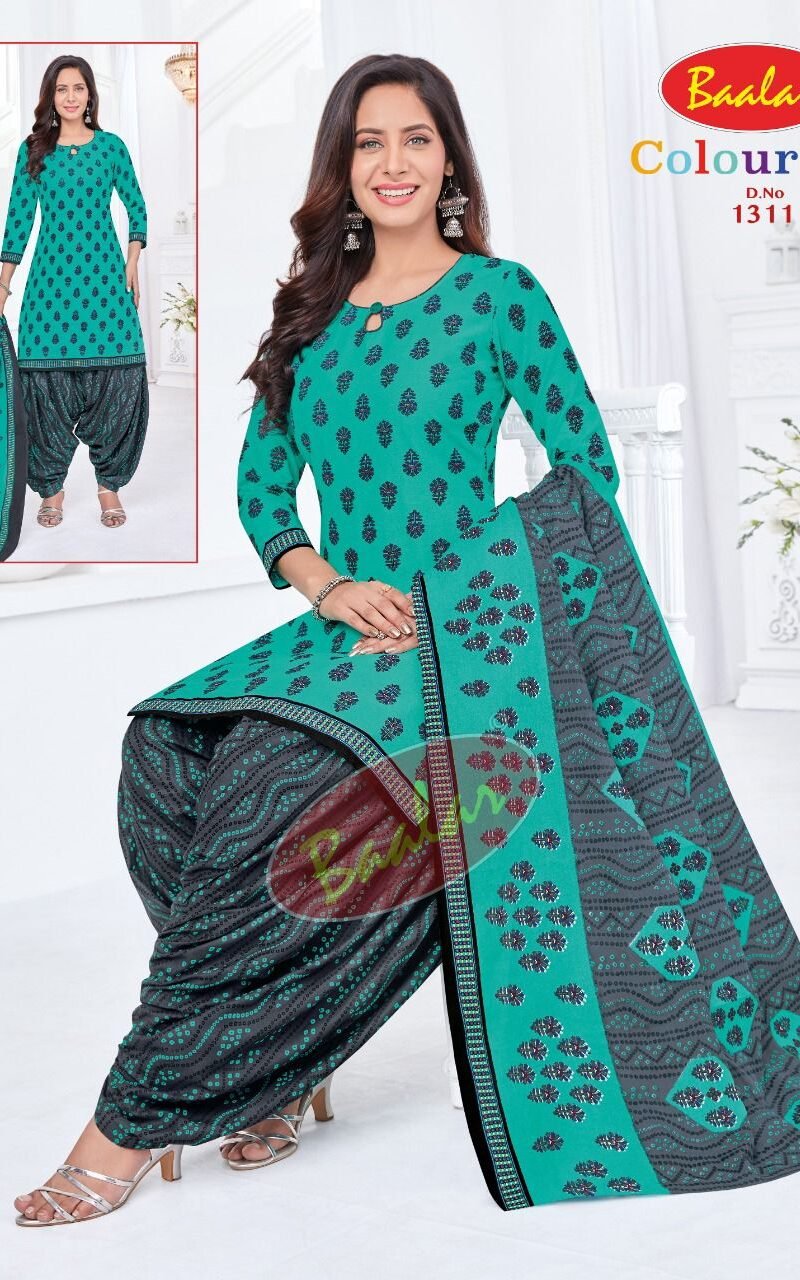 Baalar Colourful Vol 13 Wholesale Cotton Dress Material