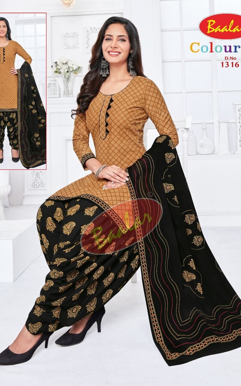 Baalar Colourful Vol 13 Wholesale Cotton Dress Material