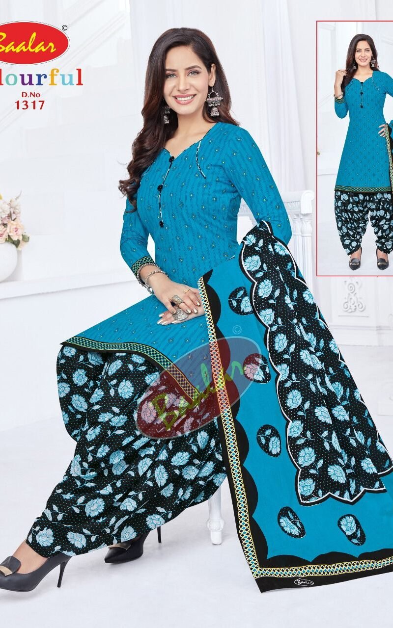 Baalar Colourful Vol 13 Wholesale Cotton Dress Material