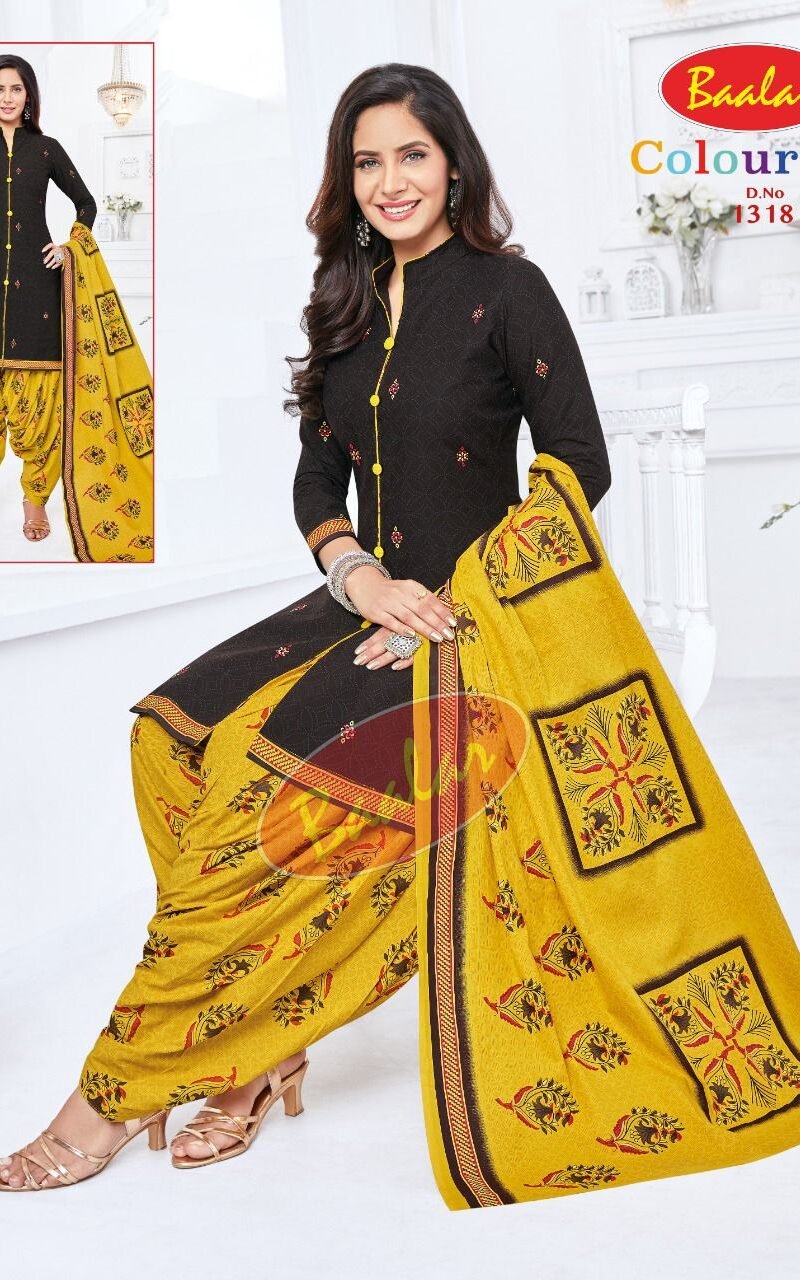 Baalar Colourful Vol 13 Wholesale Cotton Dress Material