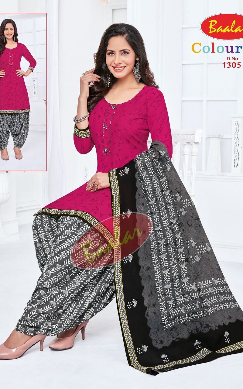 Baalar Colourful Vol 13 Wholesale Cotton Dress Material