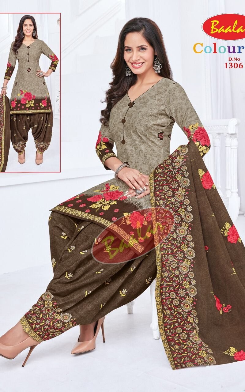 Baalar Colourful Vol 13 Wholesale Cotton Dress Material