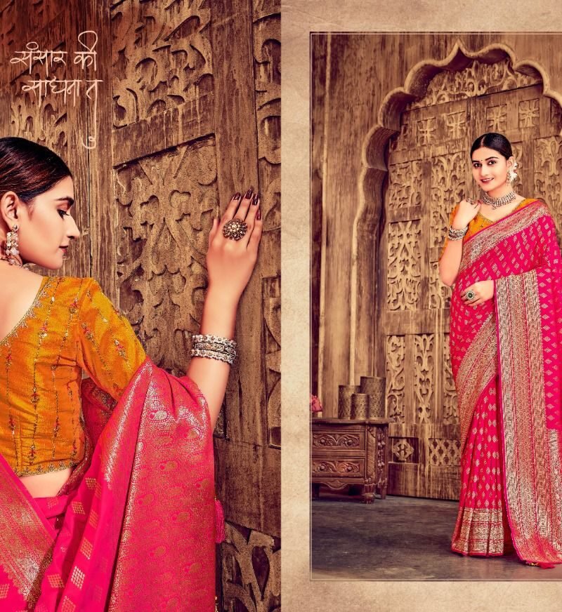 Banarasi Gajraj Kolkata Saree Wholesale Market - Wholesale Saree