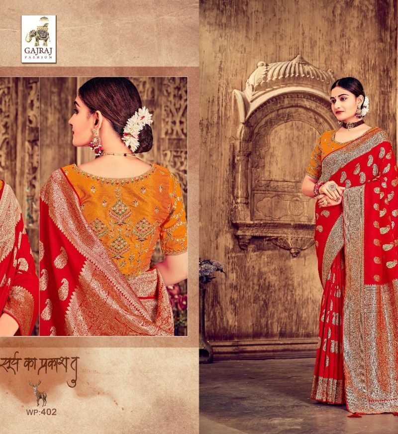 Banarasi Gajraj Kolkata Saree Wholesale Market - Wholesale Saree