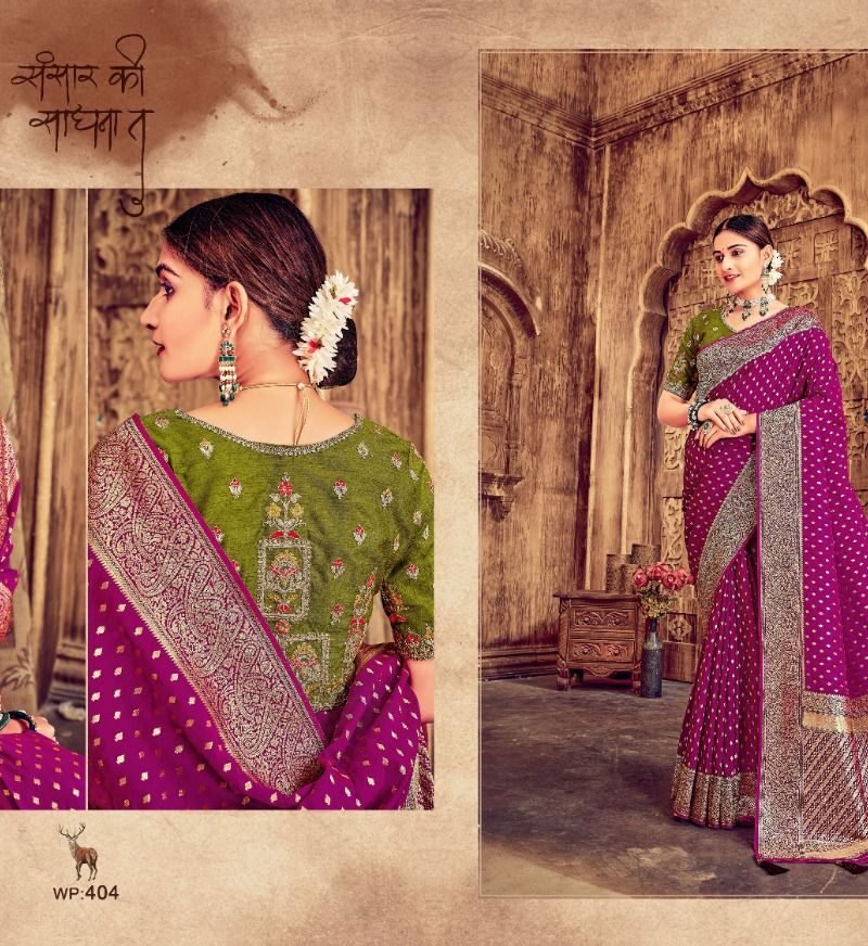 Banarasi Gajraj Kolkata Saree Wholesale Market - Wholesale Saree