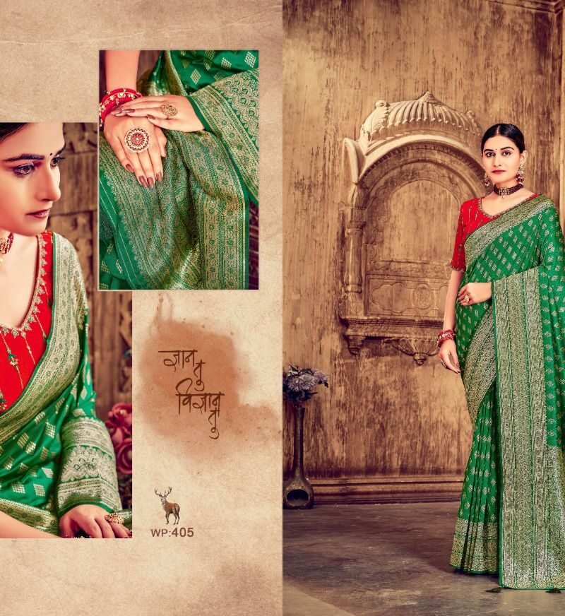 Banarasi Gajraj Kolkata Saree Wholesale Market - Wholesale Saree