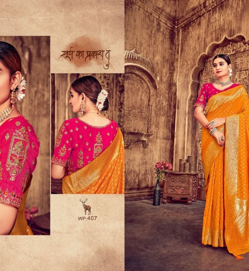 Banarasi Gajraj Kolkata Saree Wholesale Market - Wholesale Saree