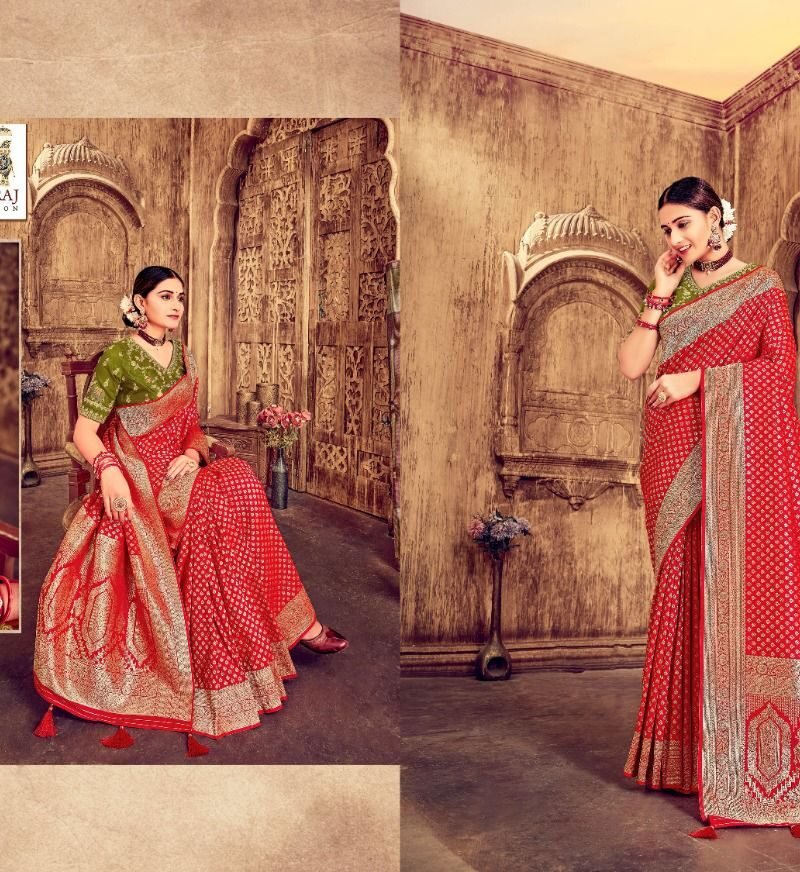 Banarasi Gajraj Kolkata Saree Wholesale Market - Wholesale Saree