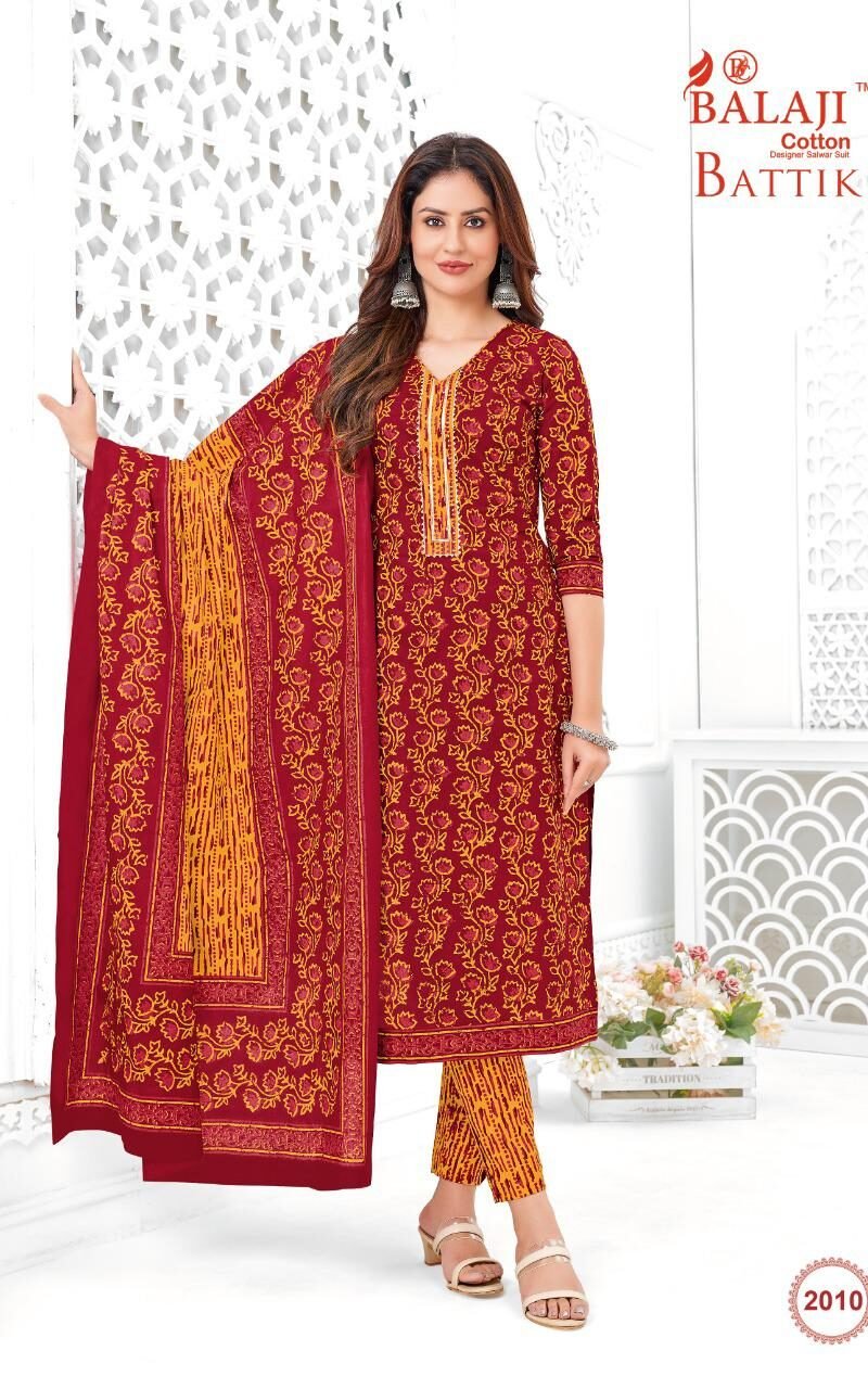 Battik Art Work Vol 2 Balaji Cotton Wholesale Cotton Dress Material