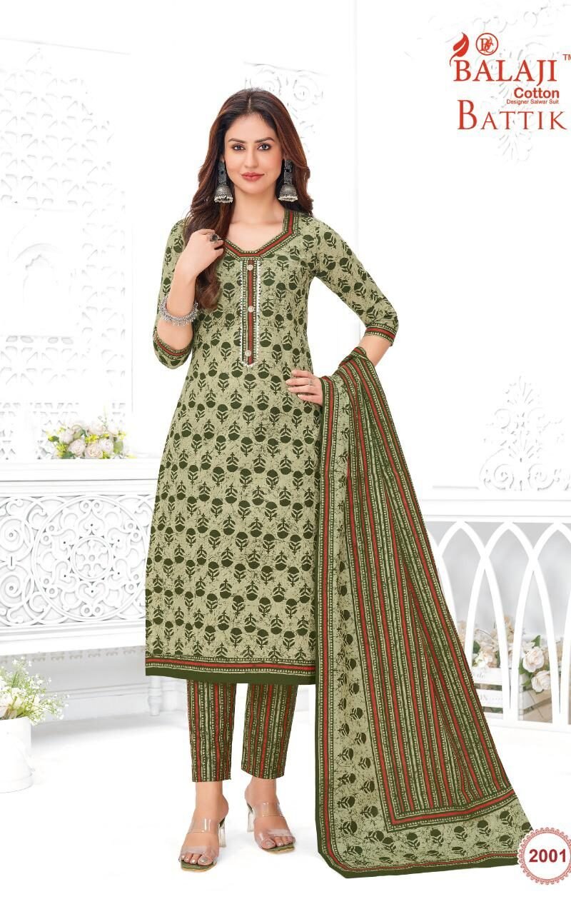 Battik Art Work Vol 2 Balaji Cotton Wholesale Cotton Dress Material