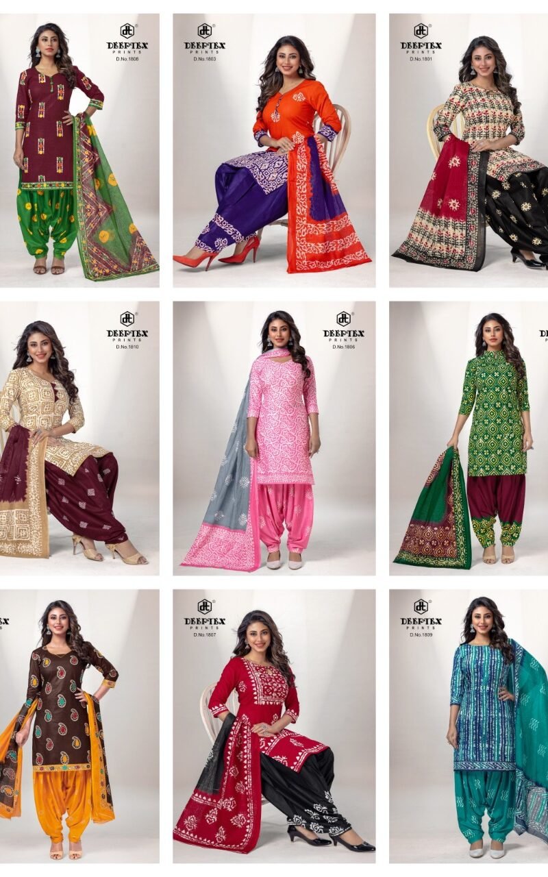 Deeptex Batik vol 18 Wholesale Cotton Dress Material