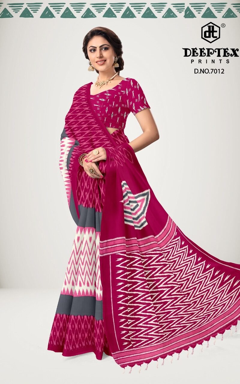 Deeptex Ikkat Special Vol 7 Surat Saree Wholesale Market - Wholesale Saree
