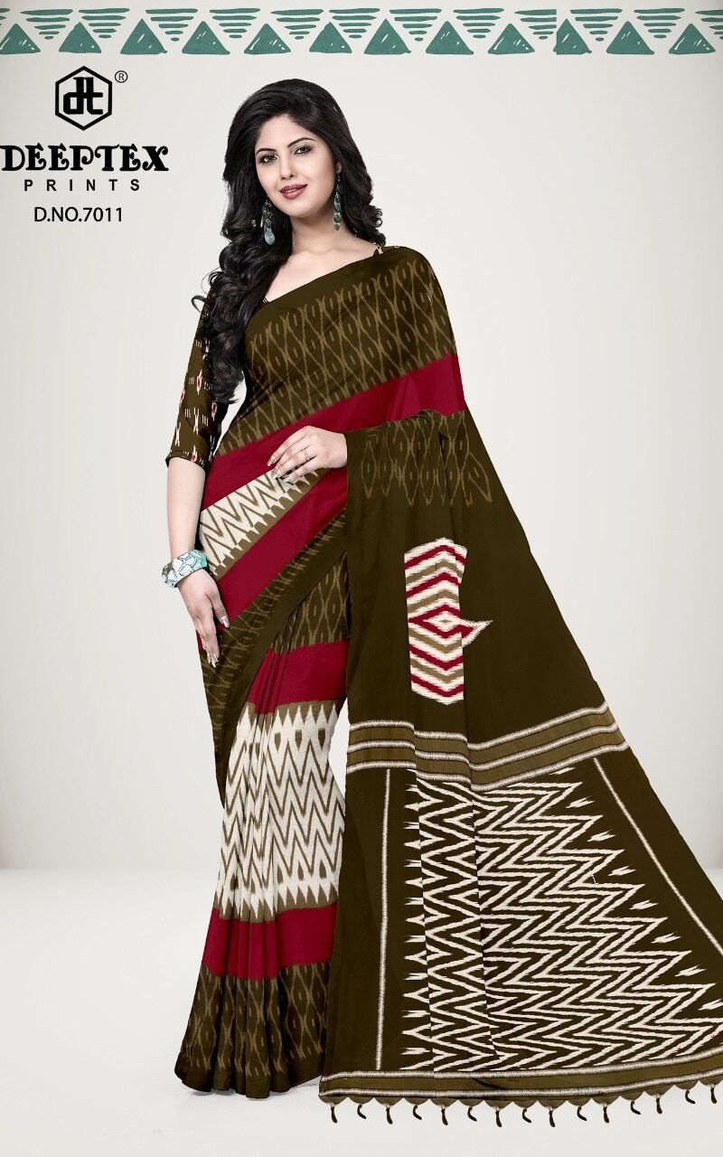 Deeptex Ikkat Special Vol 7 Surat Saree Wholesale Market - Wholesale Saree