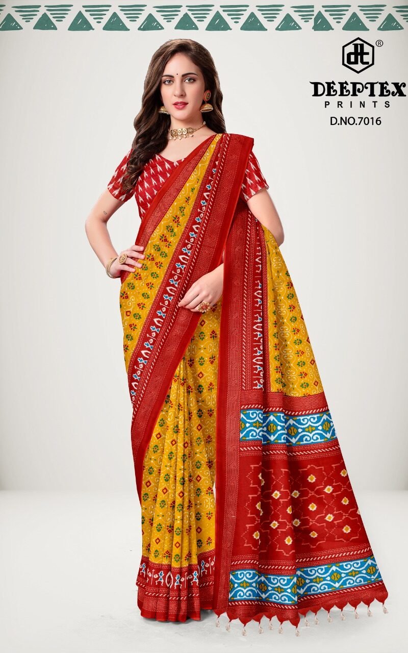 Deeptex Ikkat Special Vol 7 Surat Saree Wholesale Market - Wholesale Saree