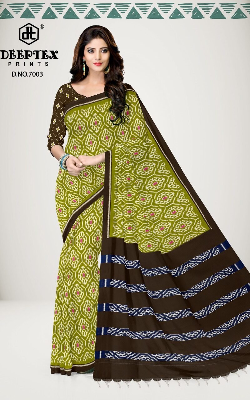 Deeptex Ikkat Special Vol 7 Surat Saree Wholesale Market - Wholesale Saree