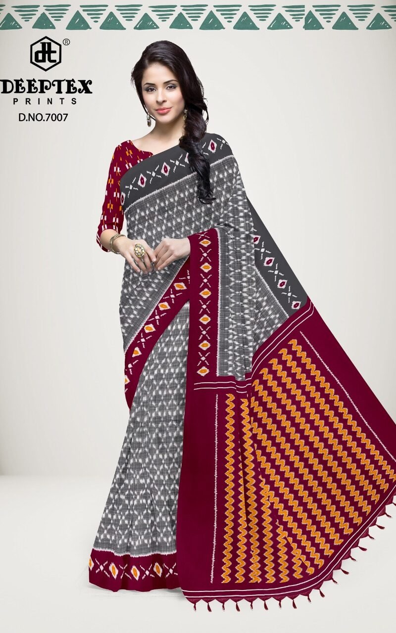 Deeptex Ikkat Special Vol 7 Surat Saree Wholesale Market - Wholesale Saree