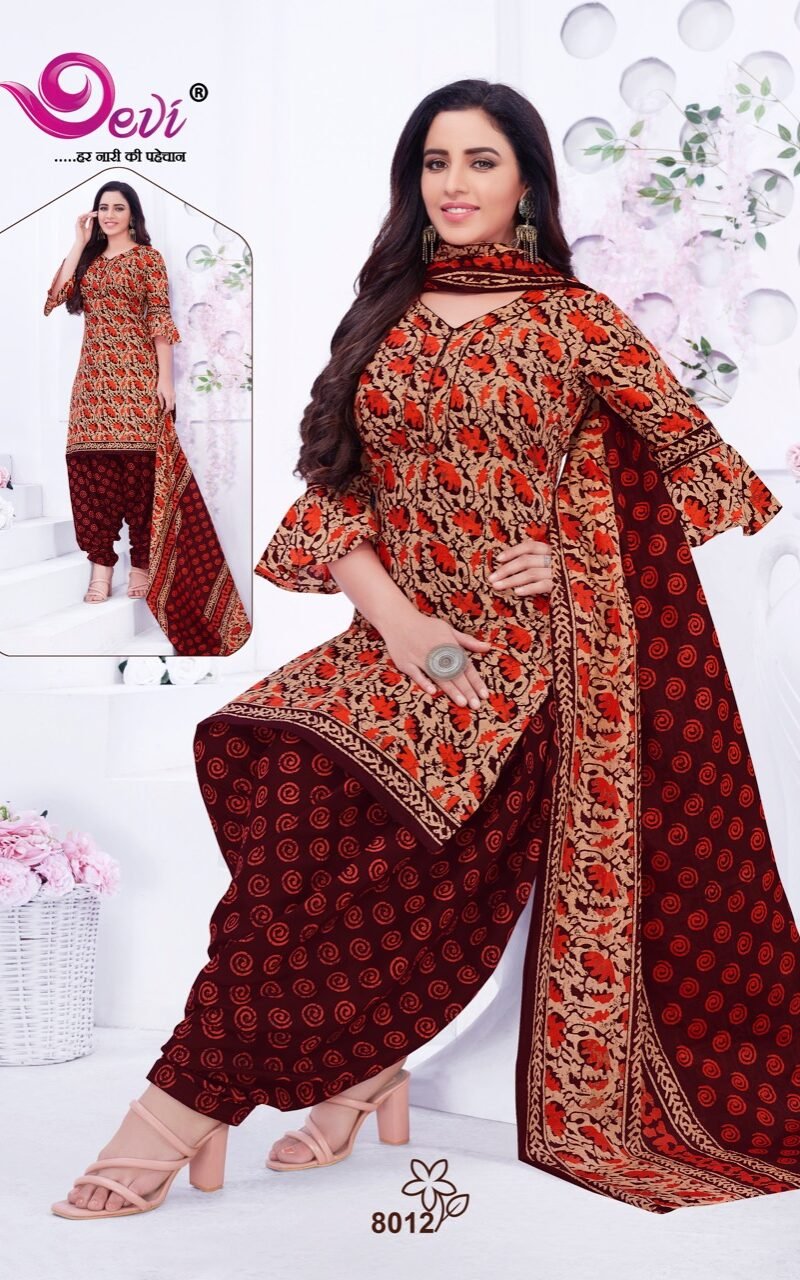 Devi Manchali Vol 8 Wholesale Cotton Dress Material
