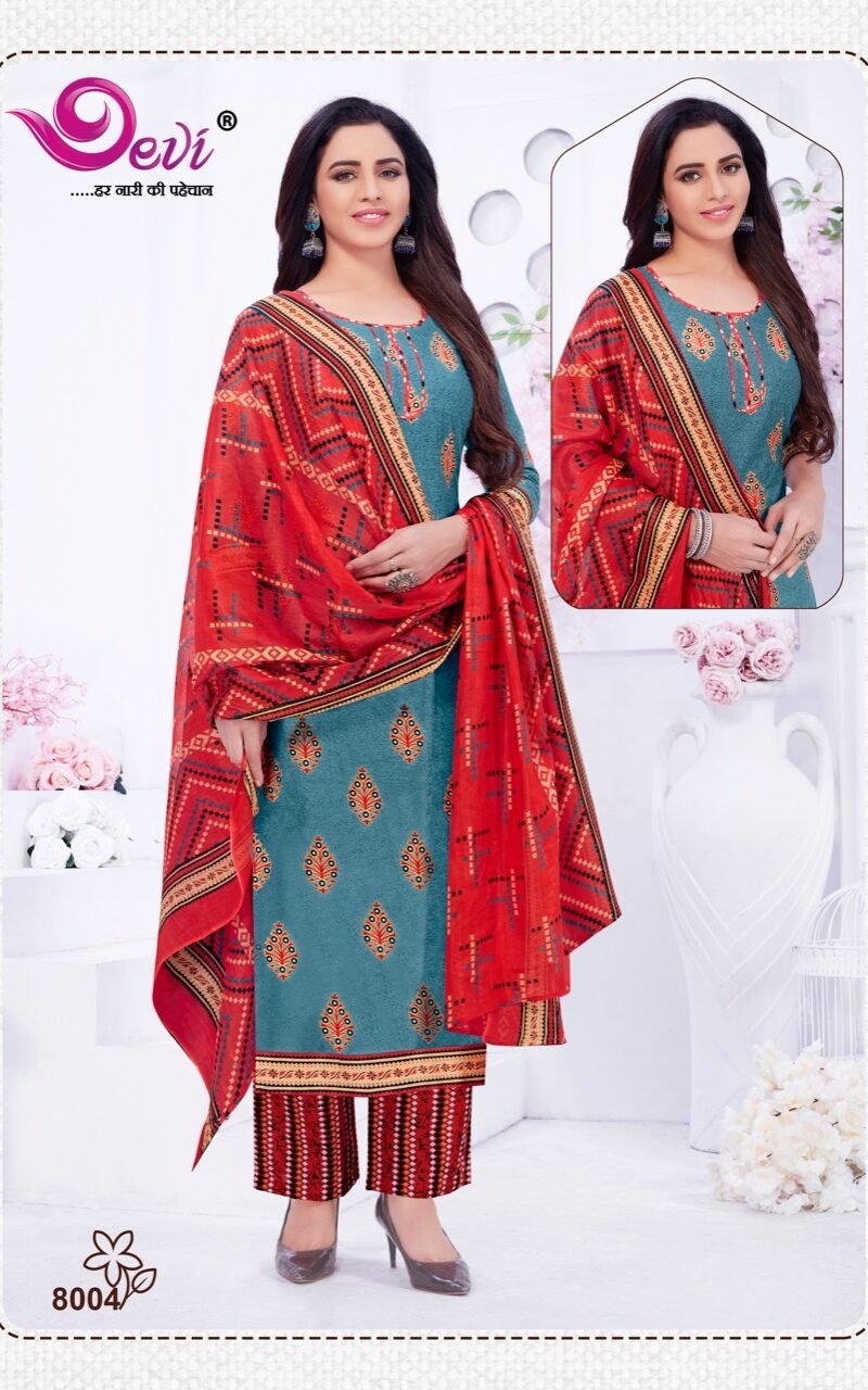 Devi Manchali Vol 8 Wholesale Cotton Dress Material