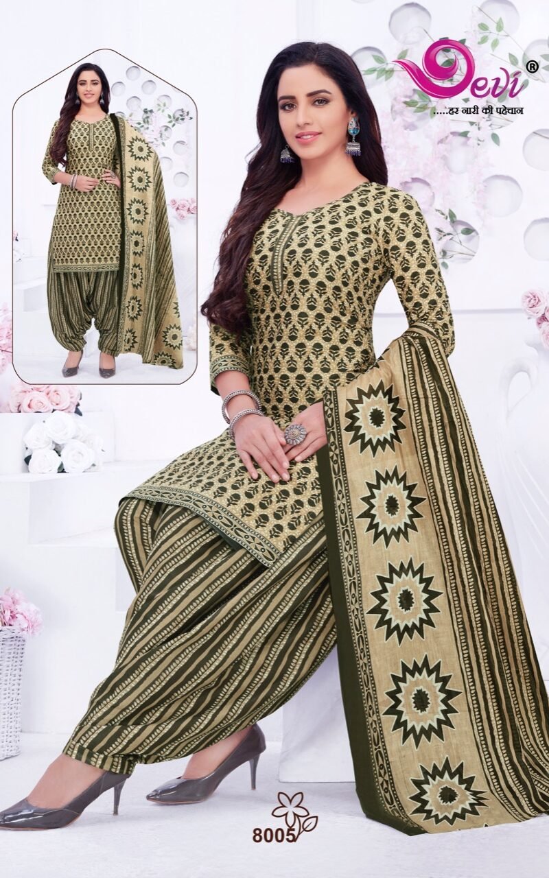 Devi Manchali Vol 8 Wholesale Cotton Dress Material