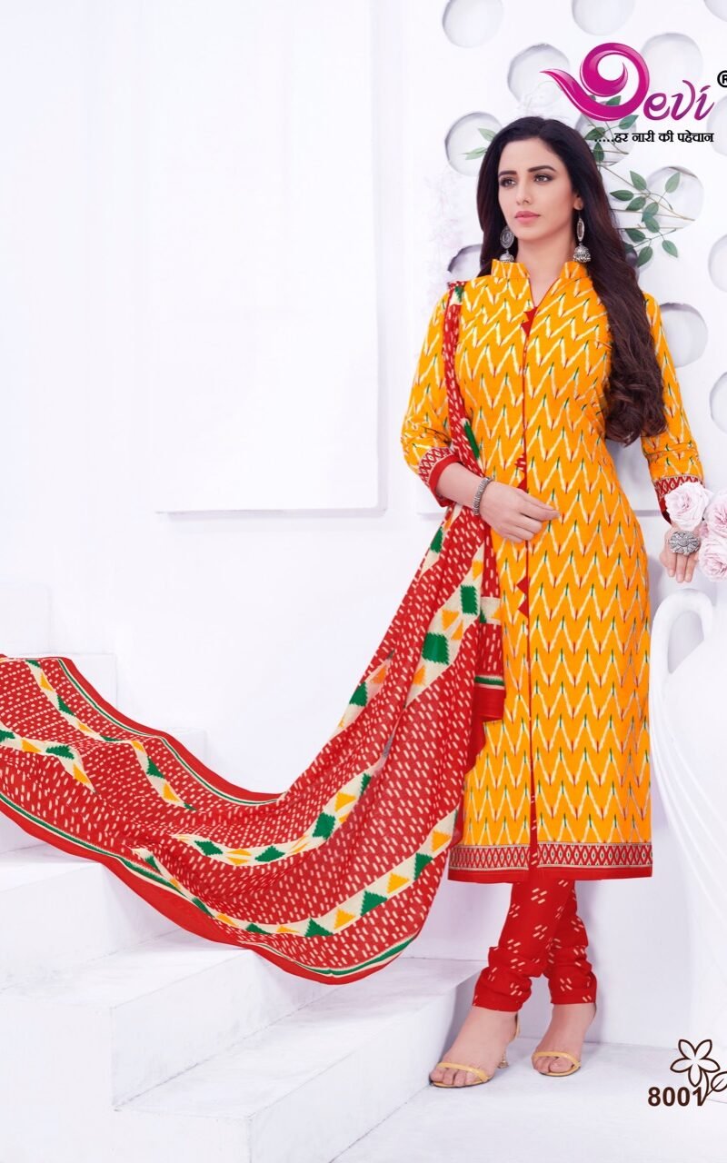Devi Manchali Vol 8 Wholesale Cotton Dress Material