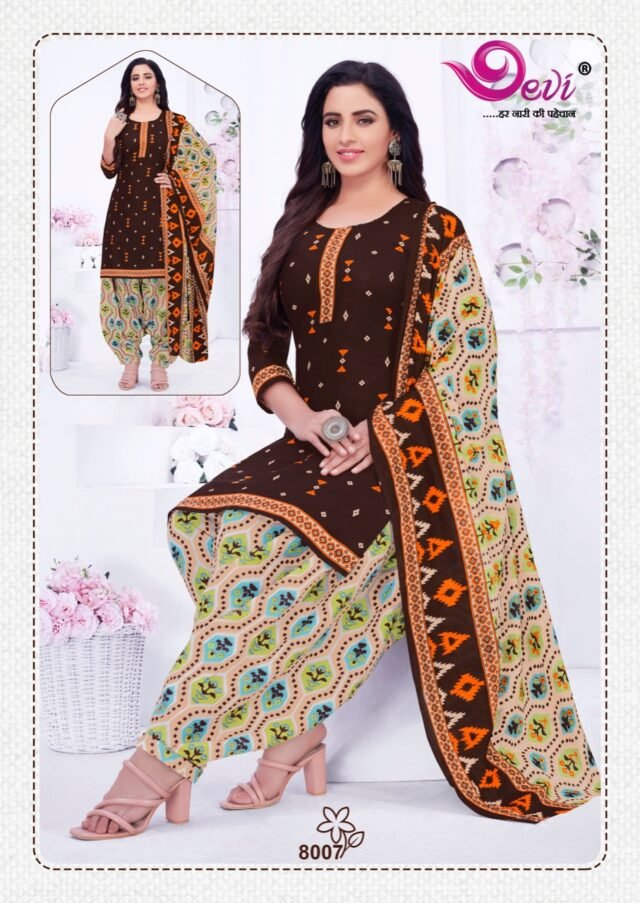Devi Manchali Vol 8 Wholesale Cotton Dress Material