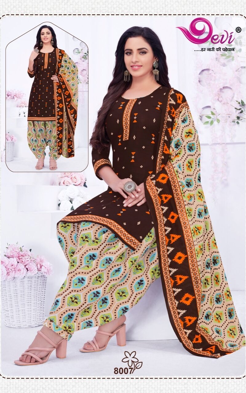 Devi Manchali Vol 8 Wholesale Cotton Dress Material