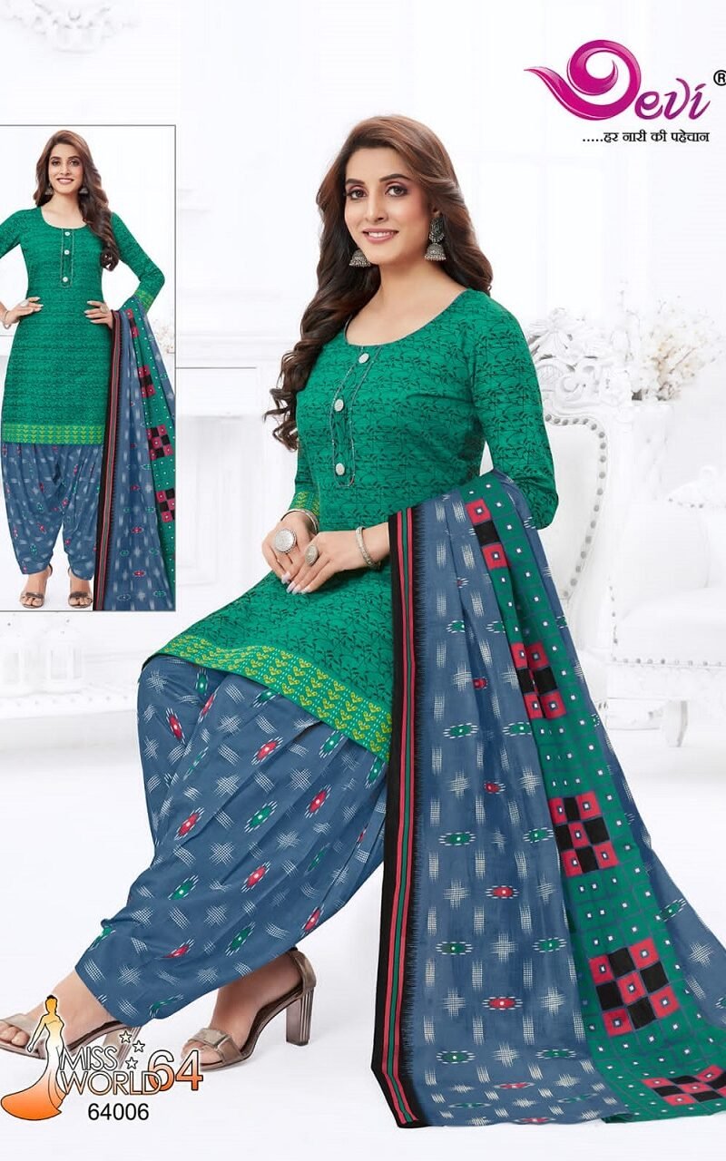 Devi Miss World Vol 64 Wholesale Cotton Dress Material