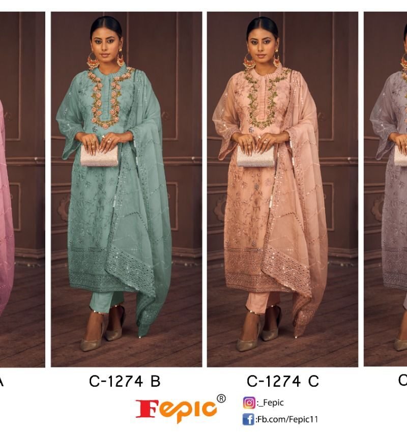 Fepic Rosemeen C 1274 Pakistani Salwar Suits
