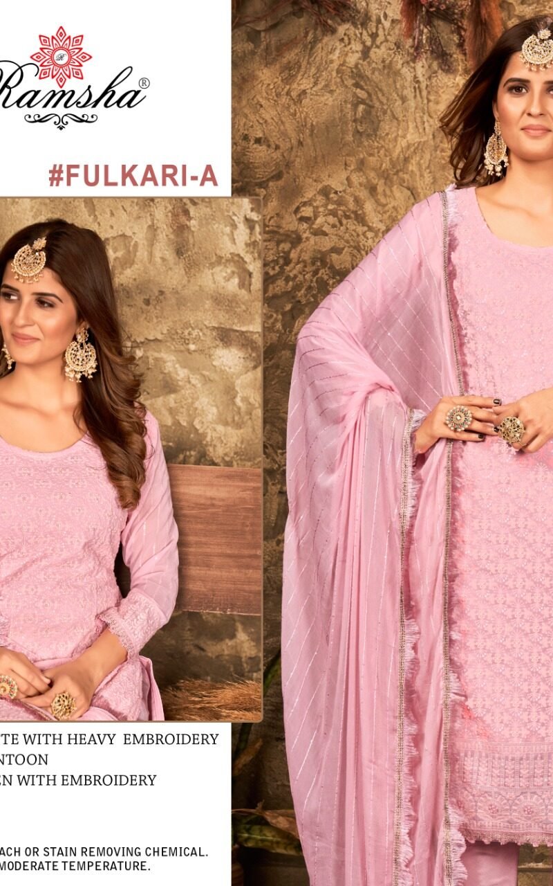 Fulkari Nx Ramsha Pakistani Salwar Suits