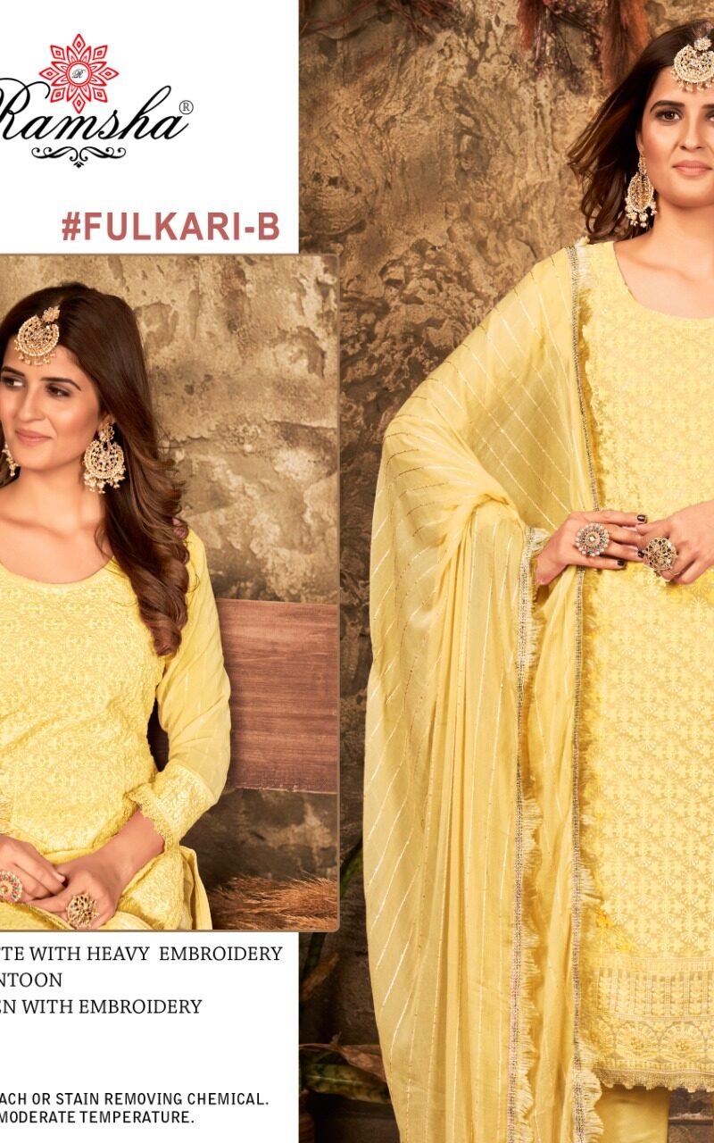 Fulkari Nx Ramsha Pakistani Salwar Suits