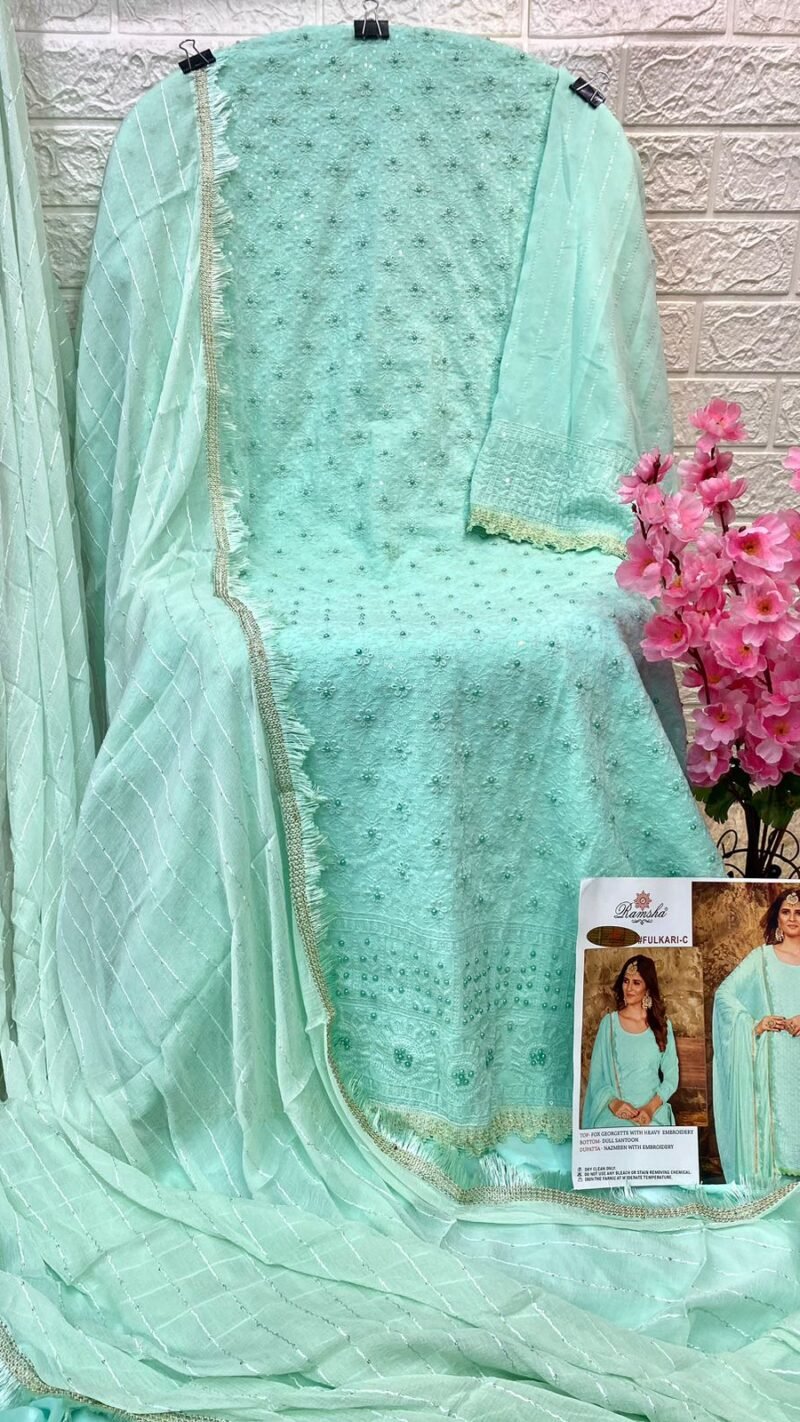 Fulkari Nx Ramsha Pakistani Salwar Suits