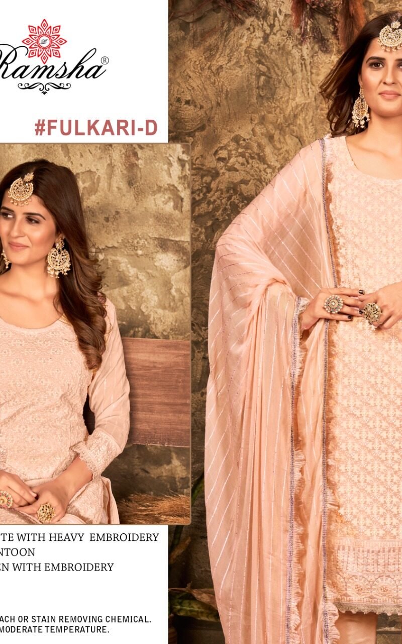 Fulkari Nx Ramsha Pakistani Salwar Suits