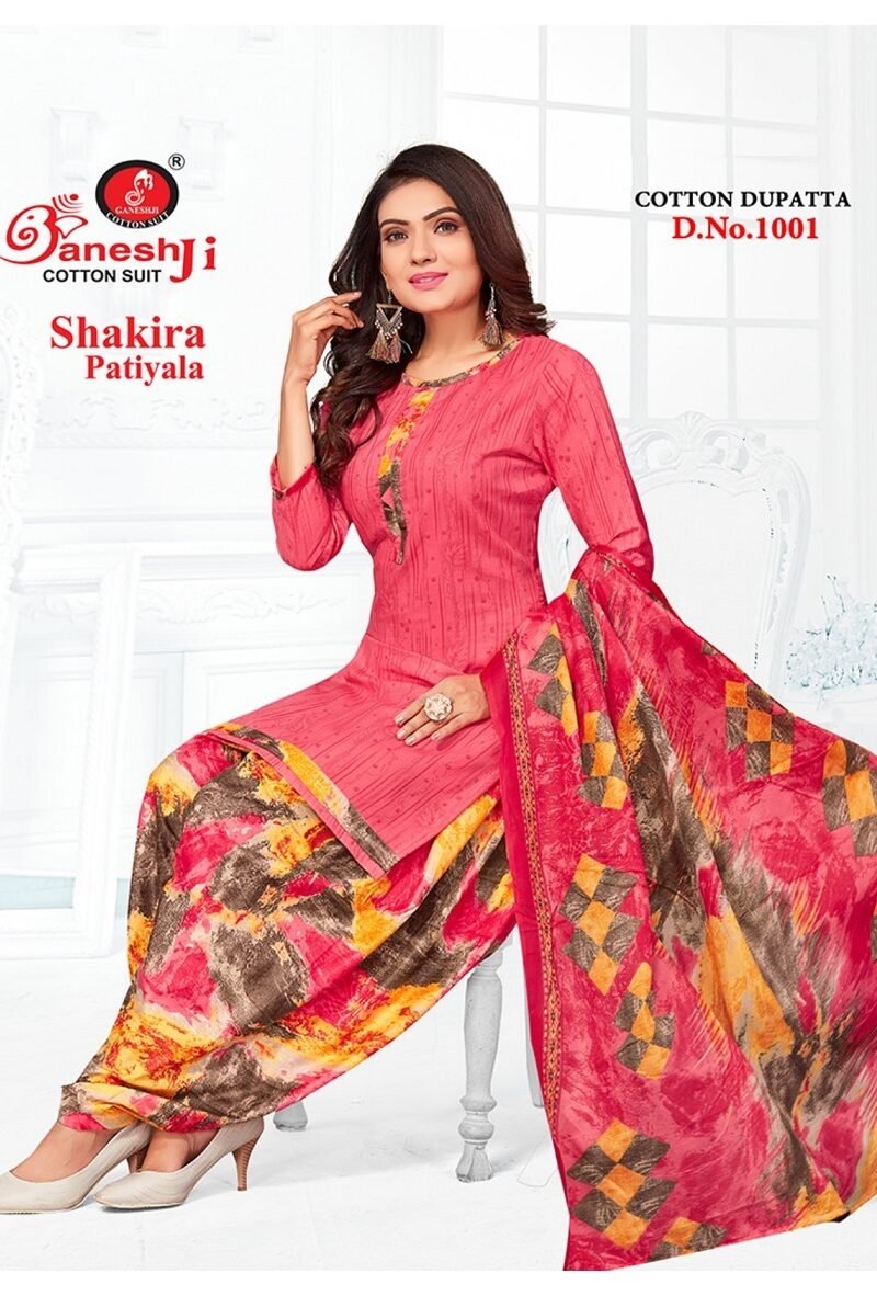 Ganeshji Shakira Vol 1 Wholesale Cotton Dress Material