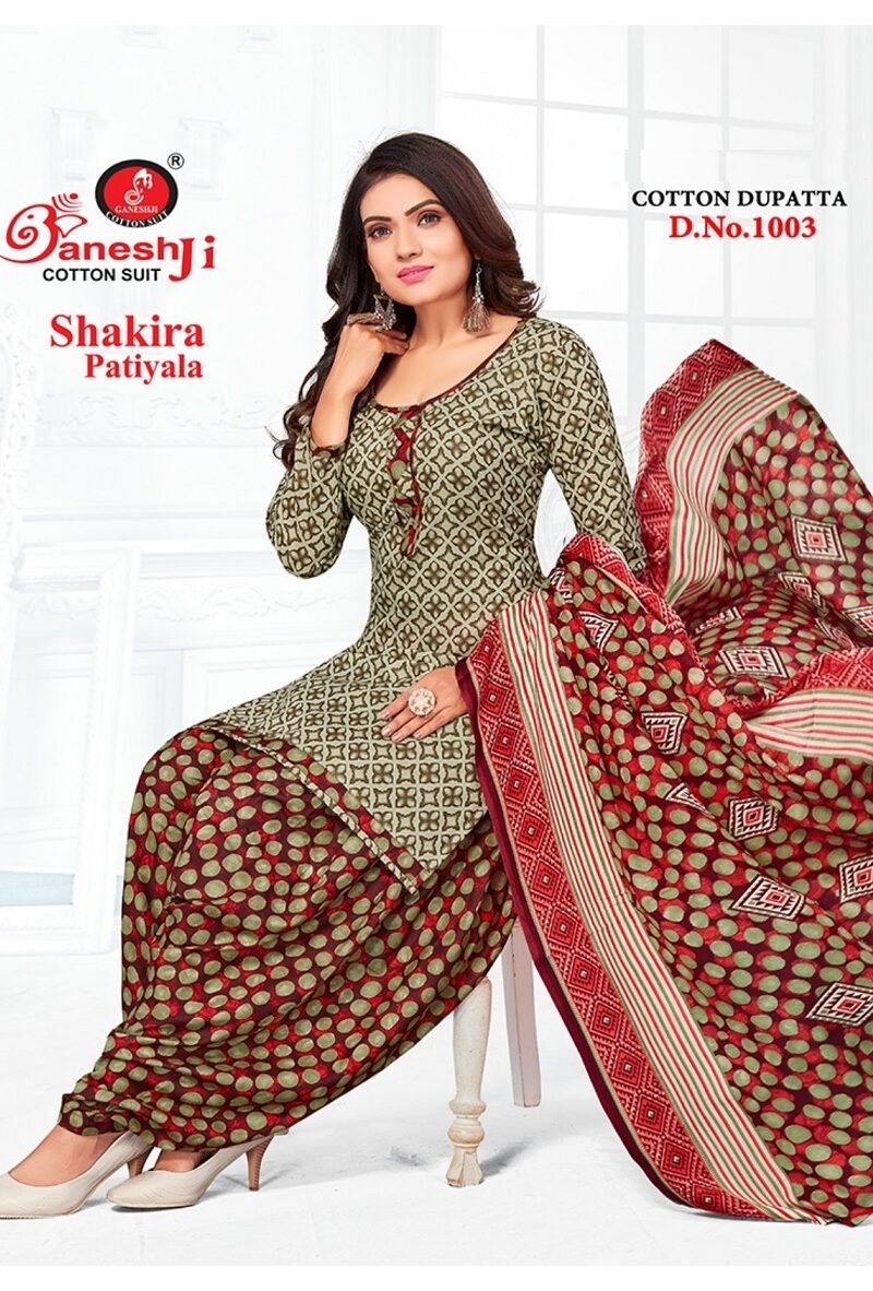 Ganeshji Shakira Vol 1 Wholesale Cotton Dress Material